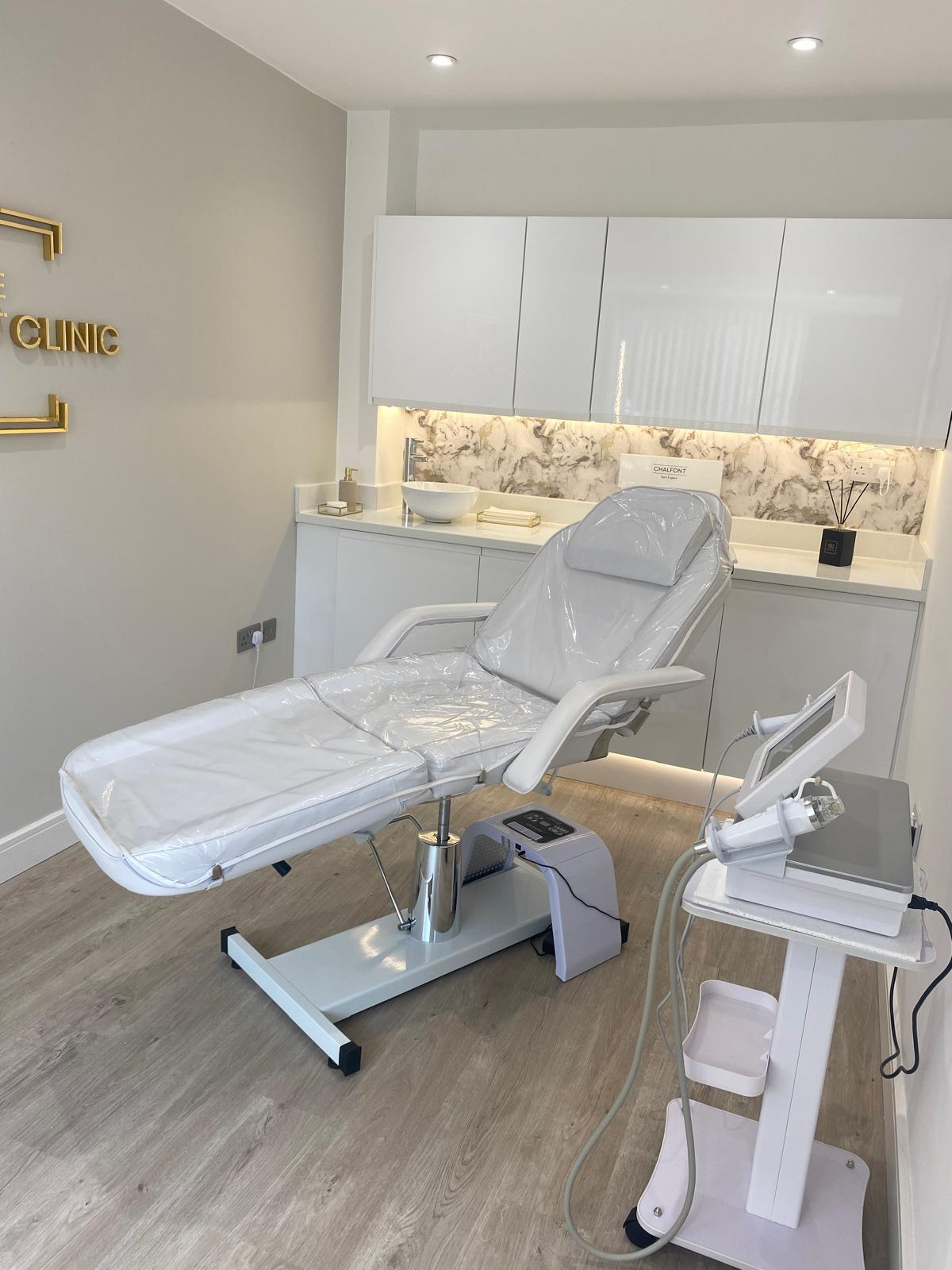 Inside the treatment room at The Chalfont Clinic